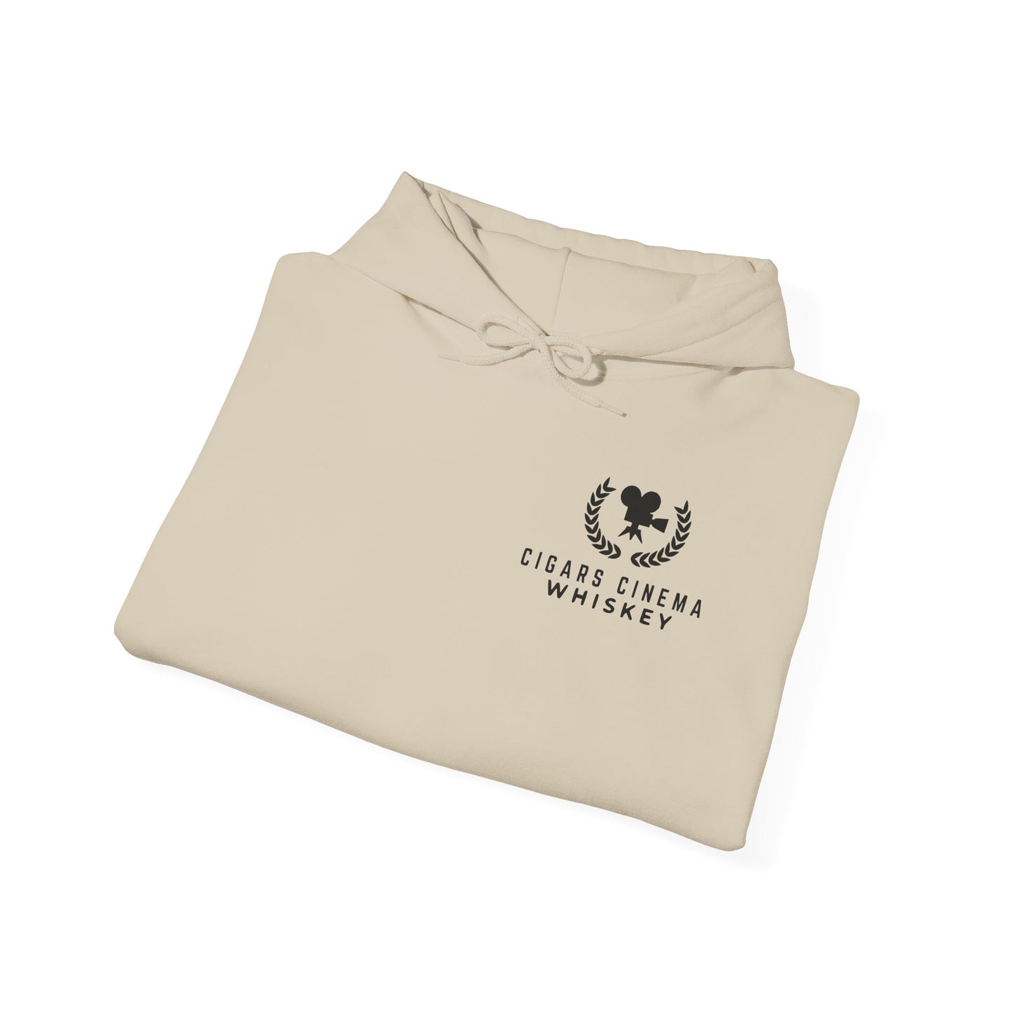 Cigars Cinema Hoodie, Cozy Unisex Sweatshirt for Film Lovers, Gift for Whiskey Enthusiasts, Perfect for Movie Nights, Holiday Apparel