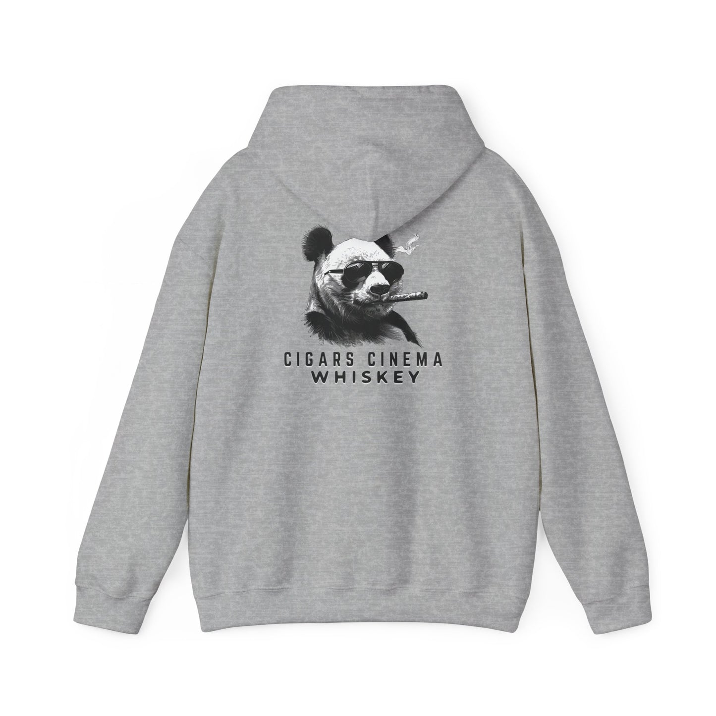 Cigars Cinema Hoodie, Cozy Unisex Sweatshirt for Film Lovers, Gift for Whiskey Enthusiasts, Perfect for Movie Nights, Holiday Apparel
