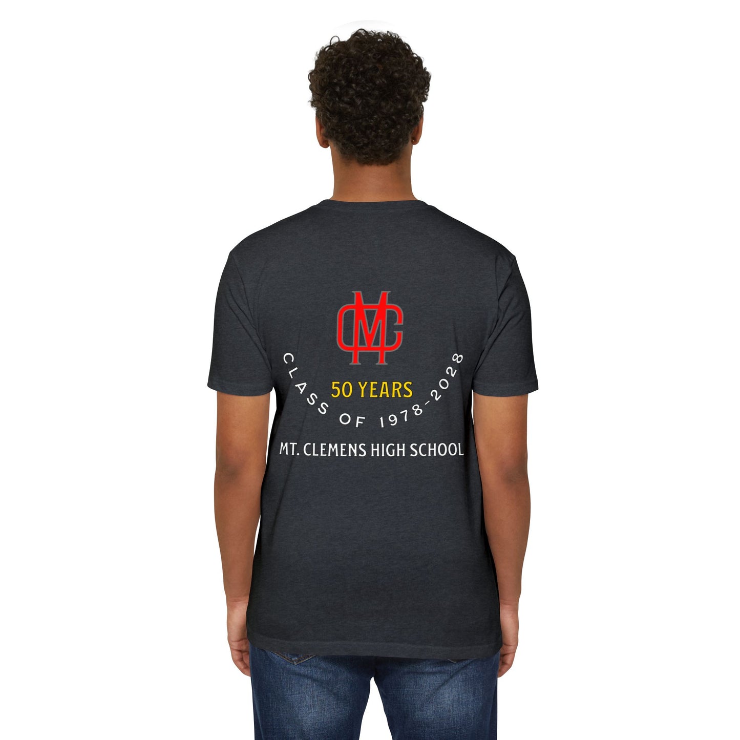 Anniversary T-Shirt — Mt. Clemens High School 50 Years Reunion Tee
