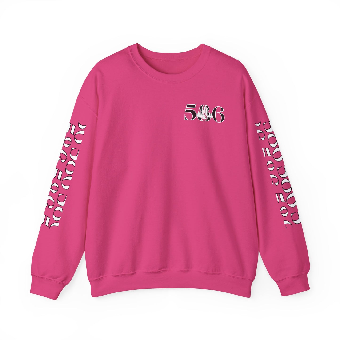 586 Skyline w Mi.Art White Logo Sweatshirt - Unisex Crewneck