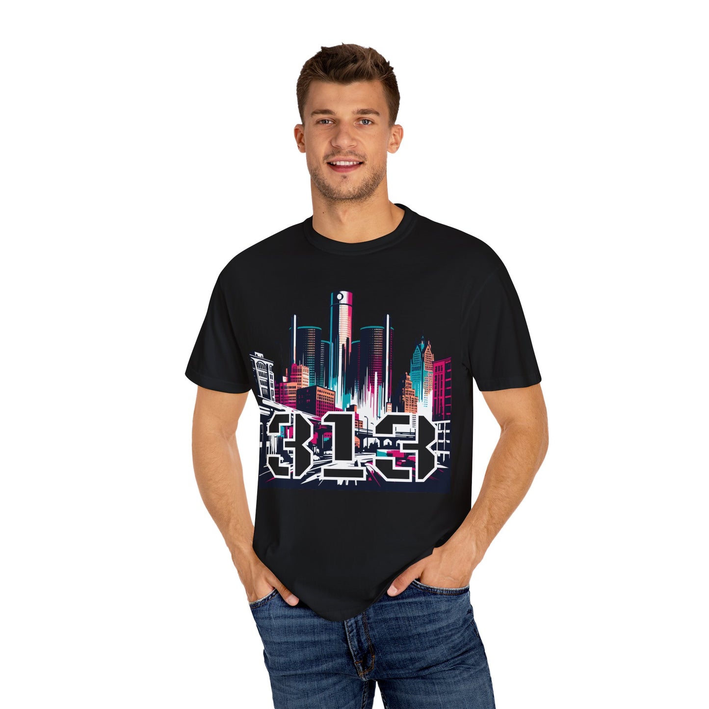 Detroit 313 Hyper Color T-shirt