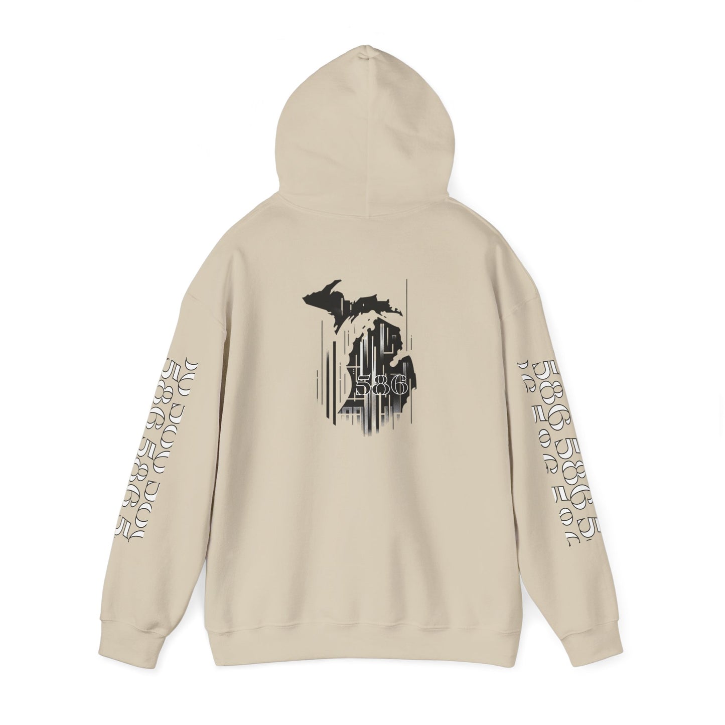 586 Skyline w Mi. Art Hoodie Sweatshirt