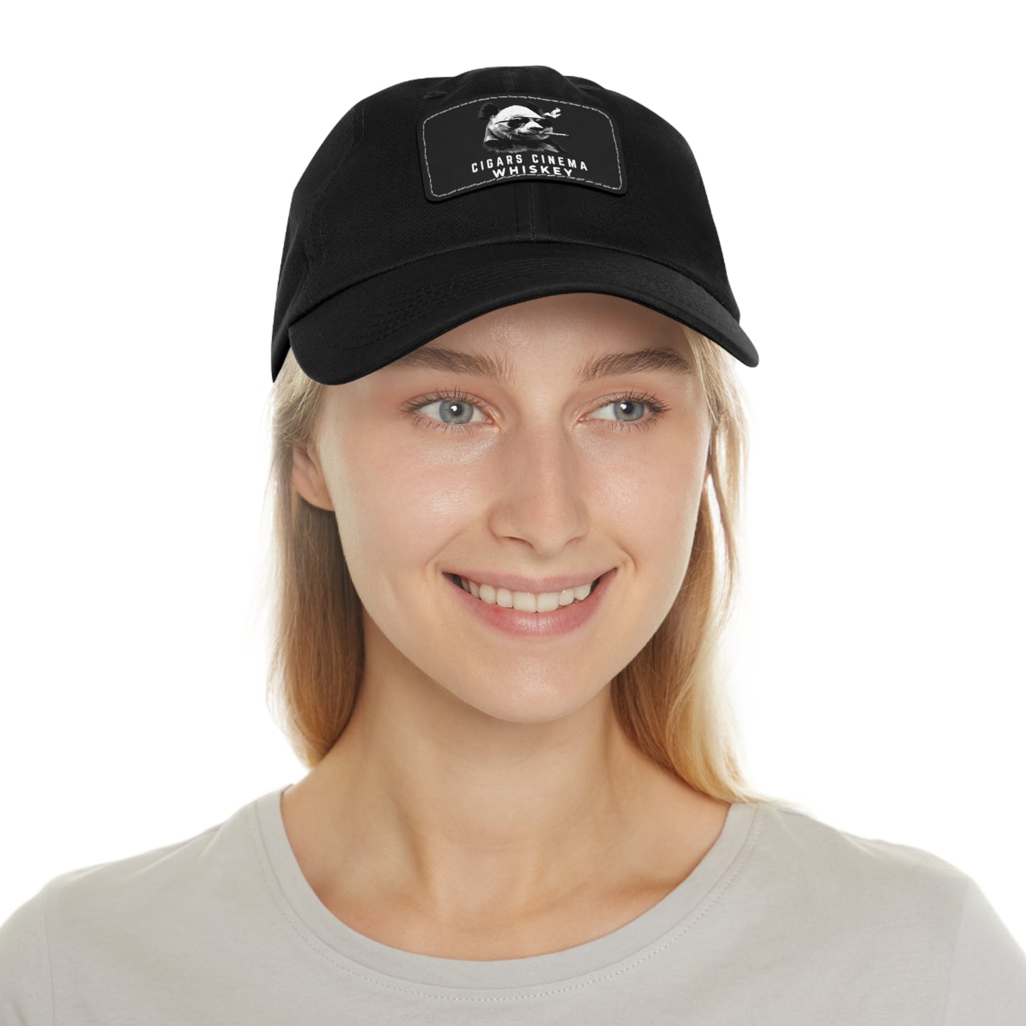 Clyde Leather Patch (Rectangle) Dad Hat