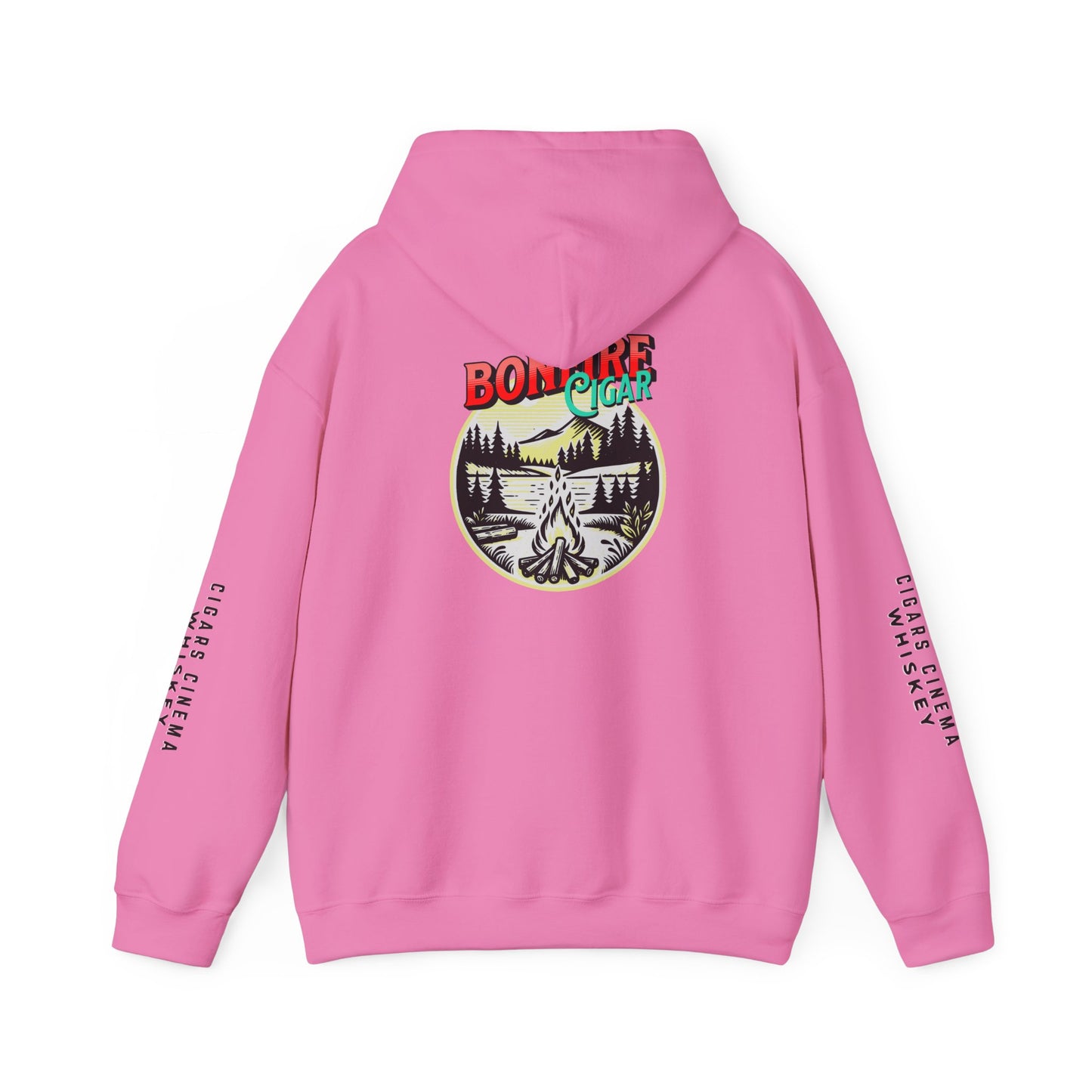 Cigars & Whiskey Bonfire Hoodie - Unisex Heavy Blend Sweatshirt
