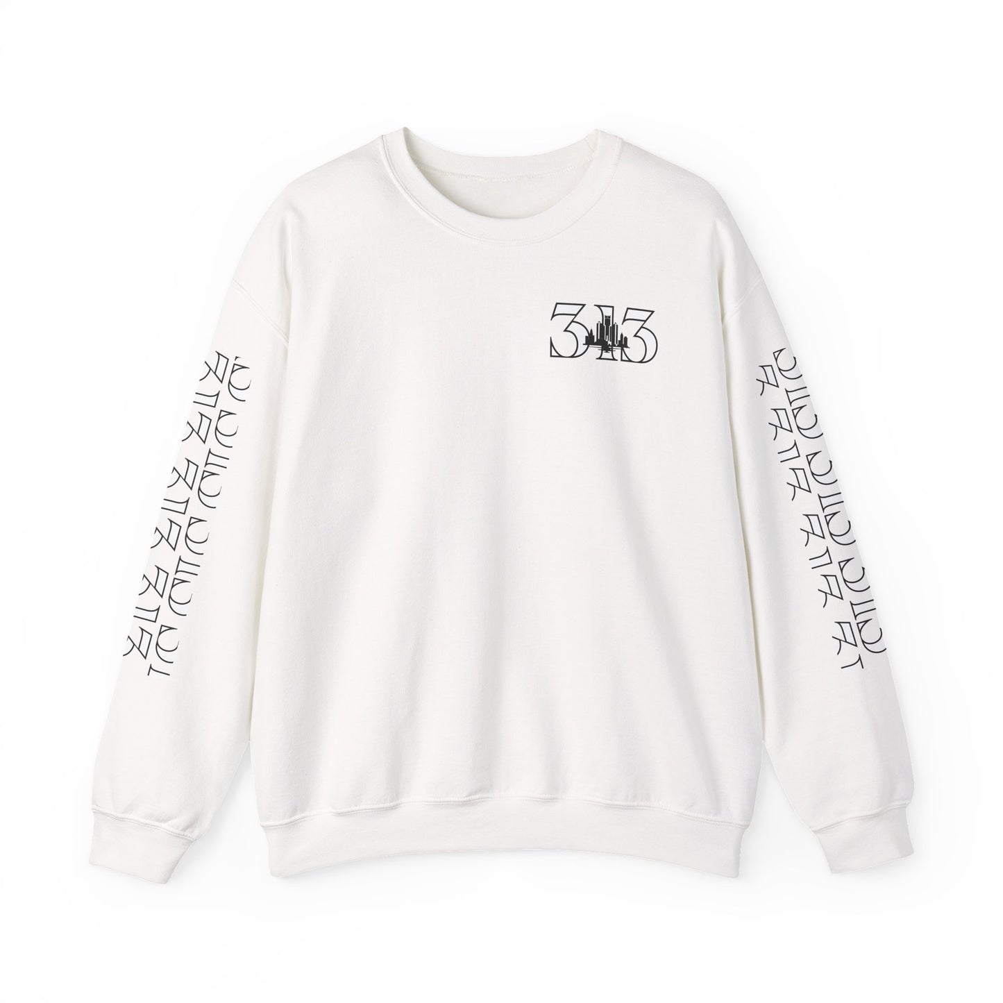 313 Skyline w Mi.Art Sweatshirt - Unisex Crewneck