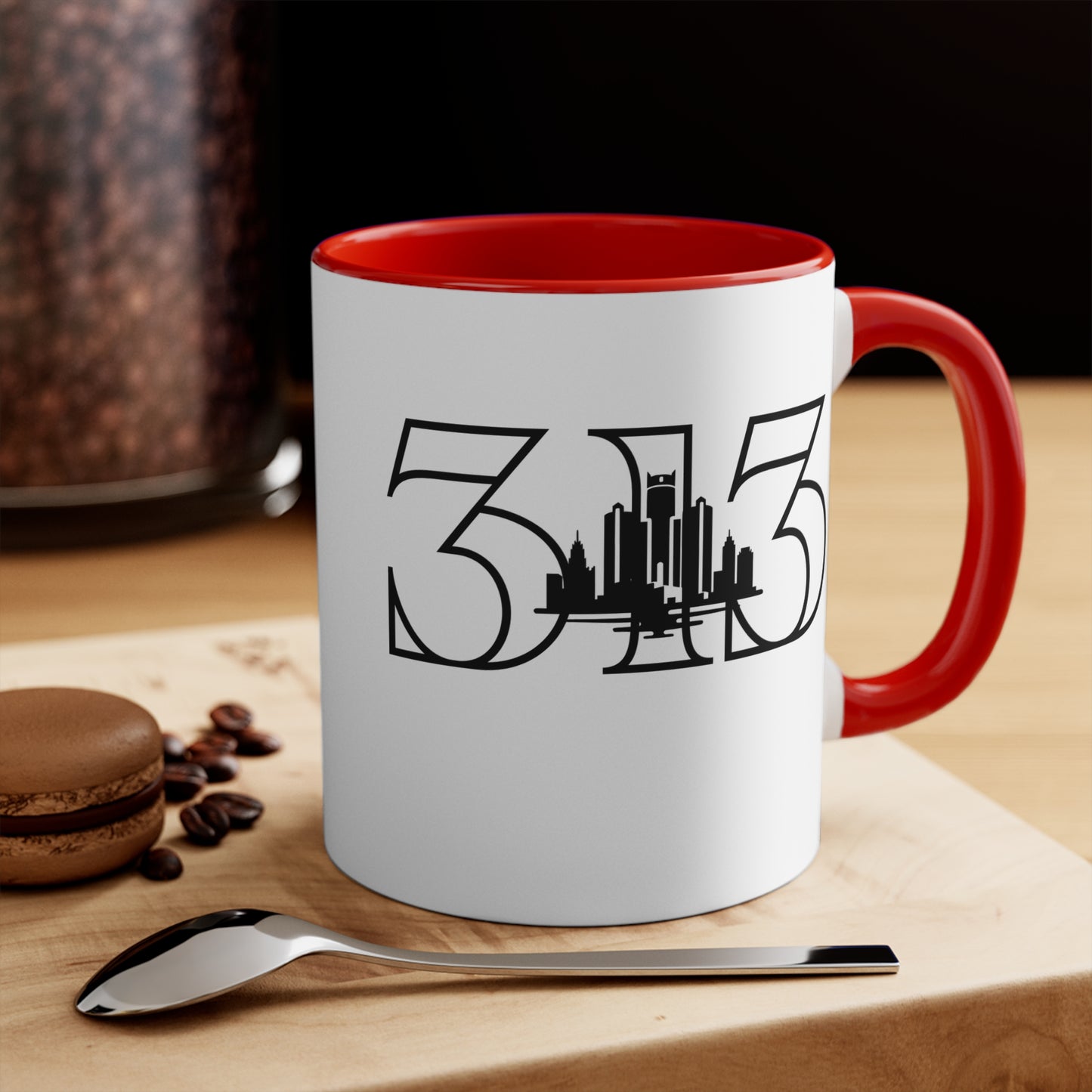 313 Skyline - Colorful Accent 11oz Mug