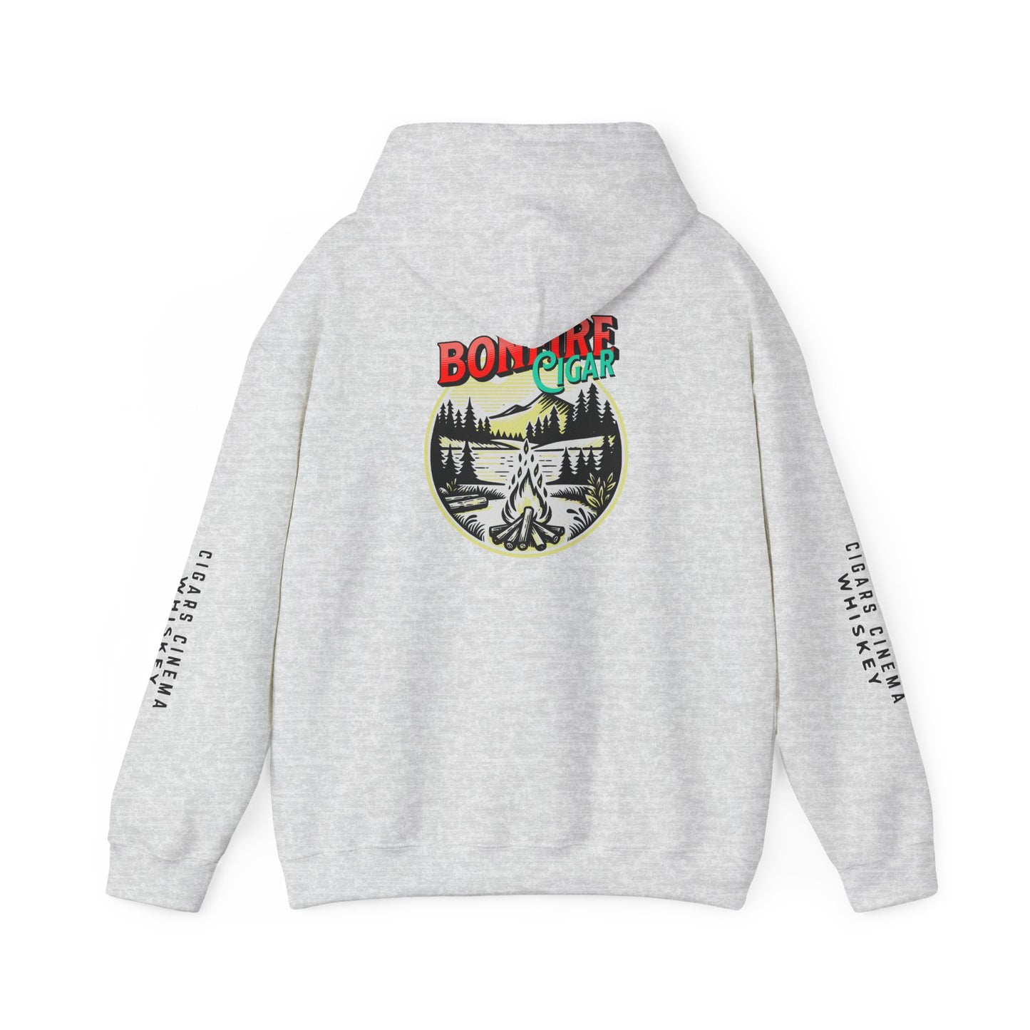 Cigars & Whiskey Bonfire Hoodie - Unisex Heavy Blend Sweatshirt