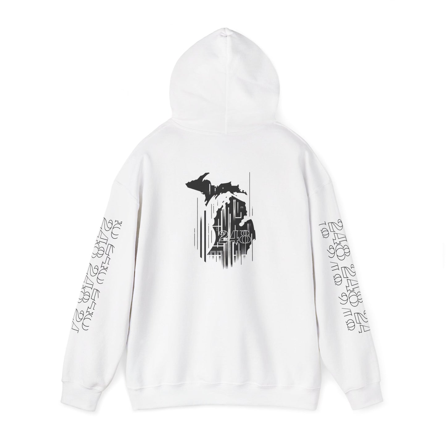 248 Skyline w Mi. Art Hoodie Sweatshirt