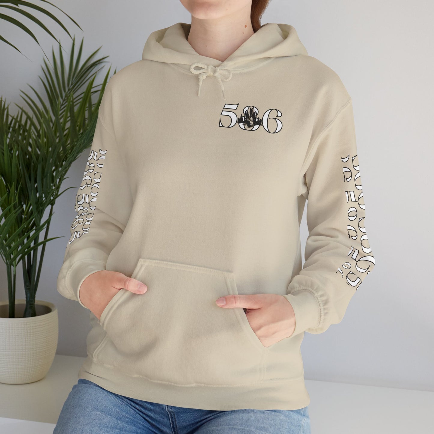 586 Skyline w Mi. Art Hoodie Sweatshirt