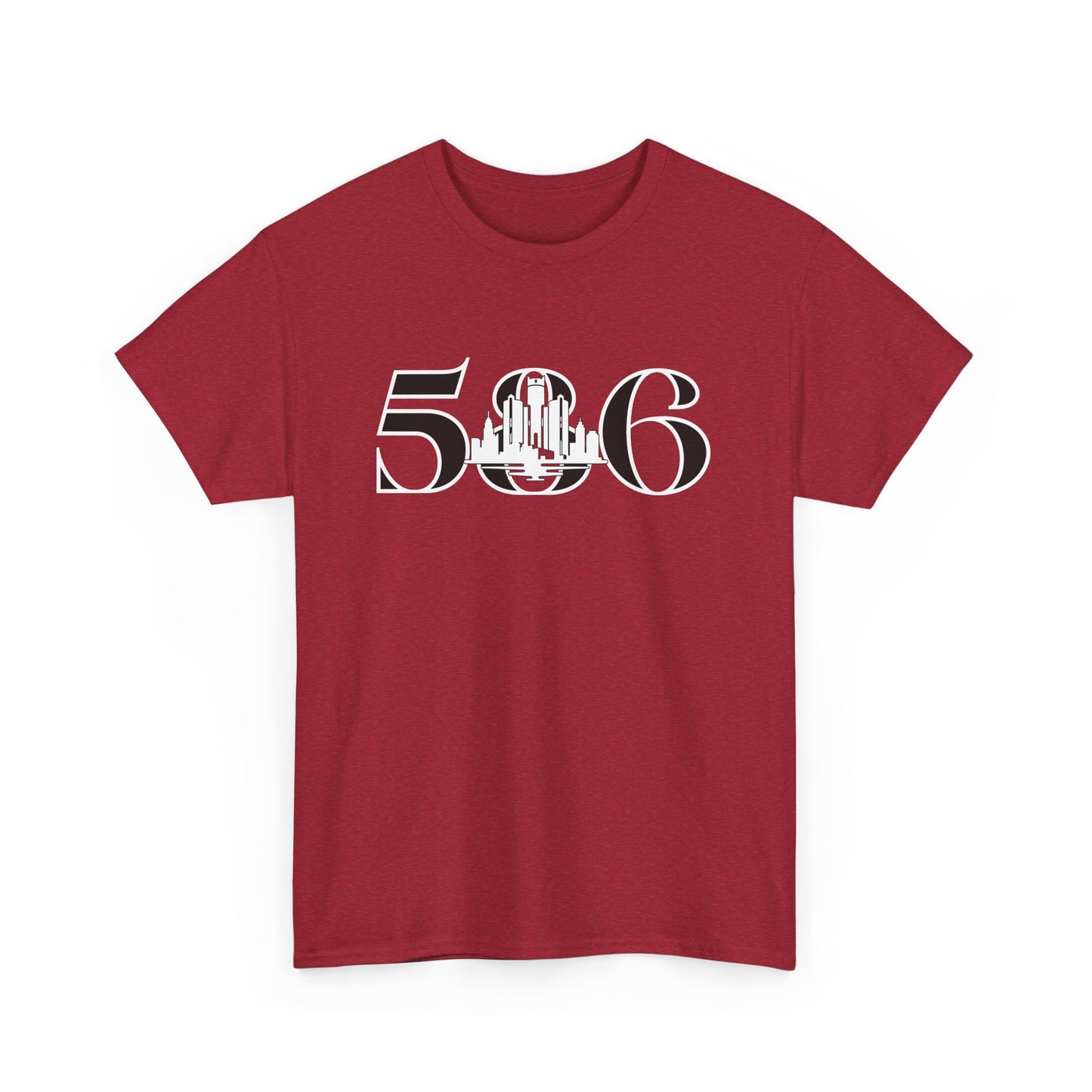 586 Skyline  (White Print)  Unisex Tee
