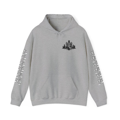 Detroit  Skyline 313  w Mi. Art Hoodie Sweatshirt