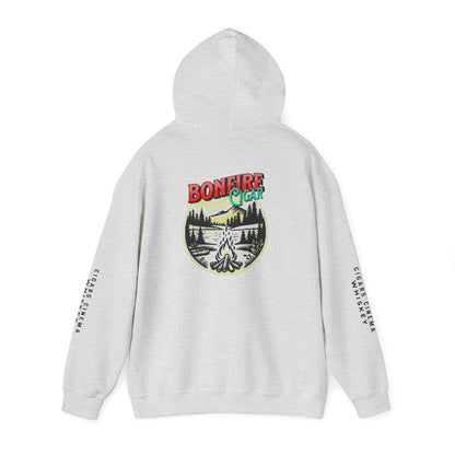 Cigars & Whiskey Bonfire Hoodie - Unisex Heavy Blend Sweatshirt