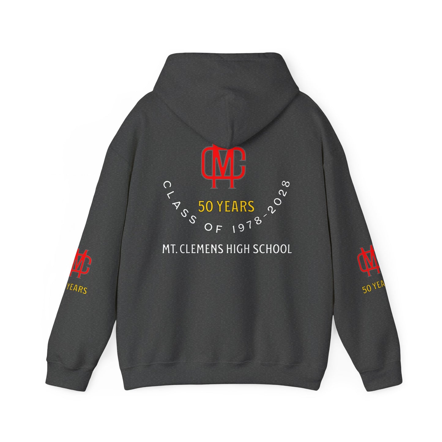 50th Reunion Hoodie — Mt. Clemens High School Class of 1978–2028