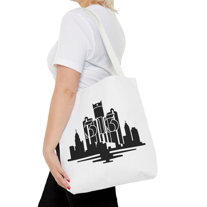 Detroit Skyline 313 - Tote