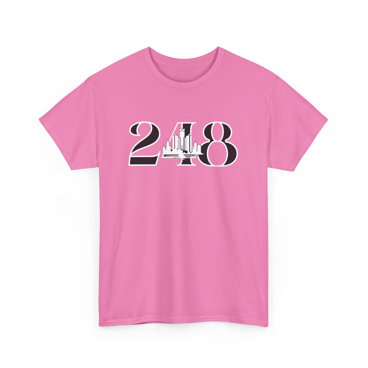 248 Skyline  (White Print)  Unisex Tee
