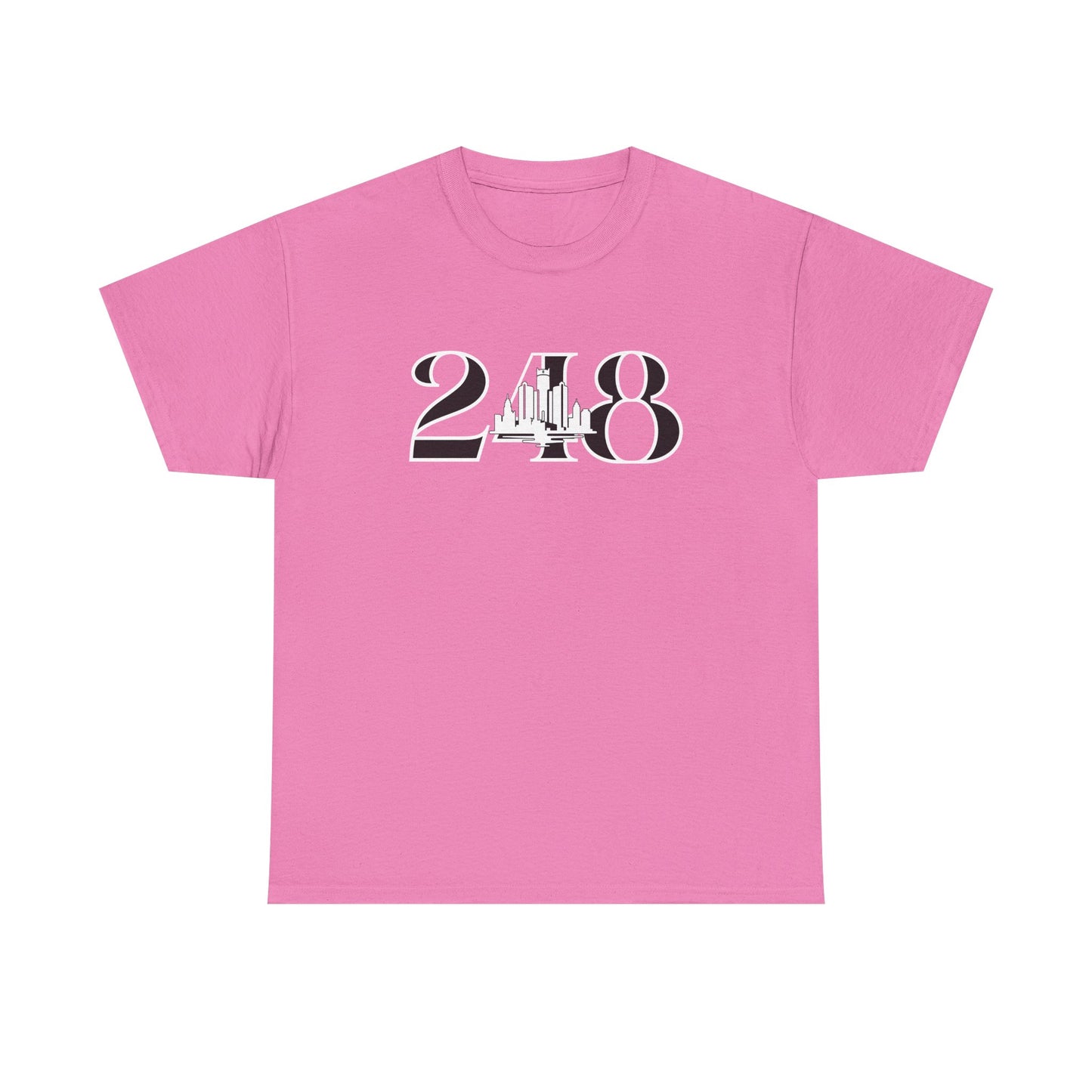 248 Skyline  (White Print)  Unisex Tee