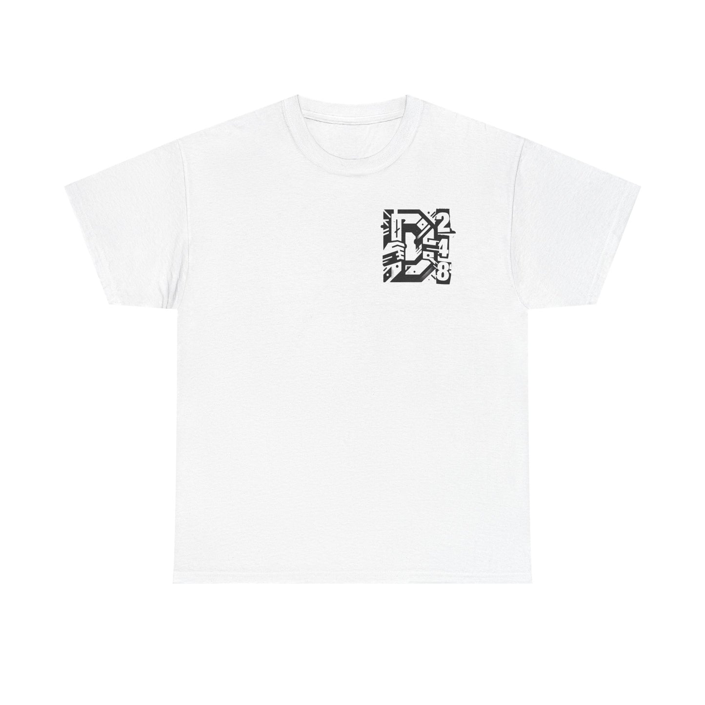 248 D-Hard & quote Hustle in my veins Detroit in my heart Graphic Tee -