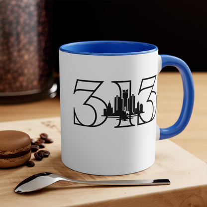 313  Skyline  - Colorful Accent 11oz Mug