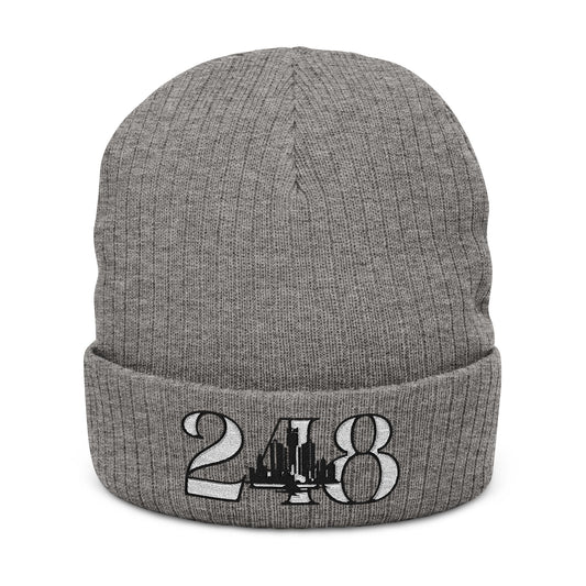 248 Skyline Beanie  Embroidered
