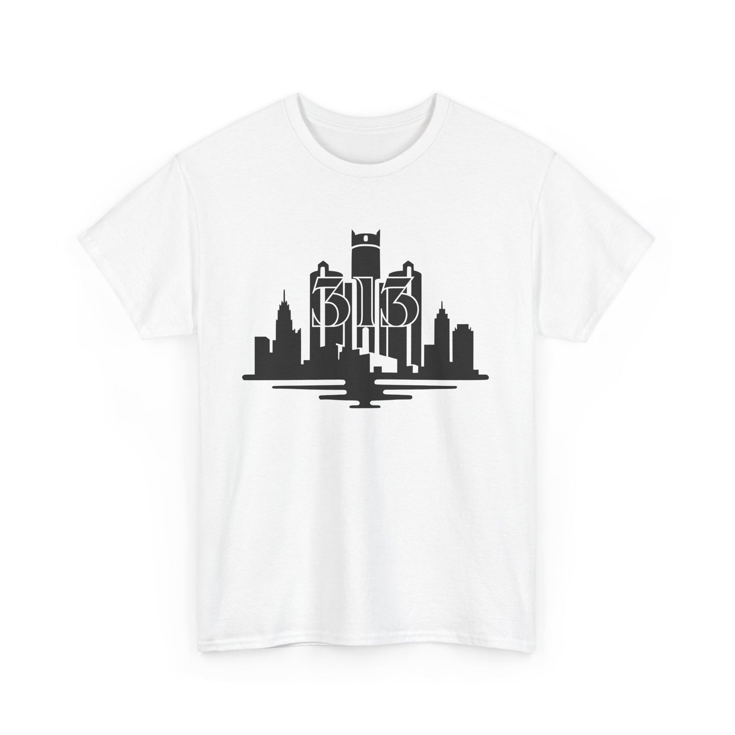 Detroit  Skyline 313 T-Shirt