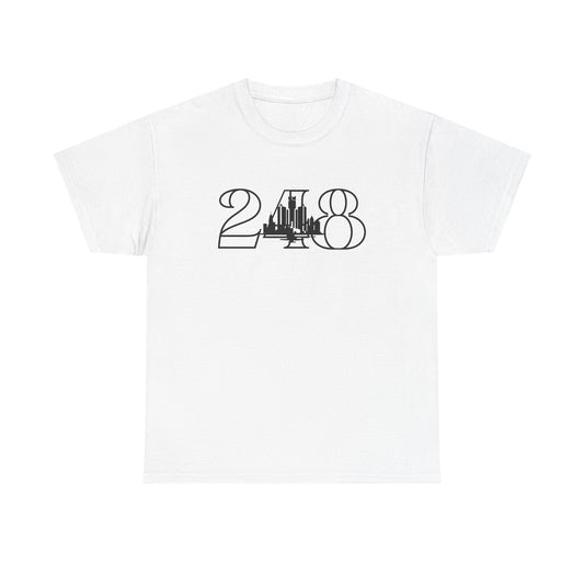 248 Skyline Tee - Unisex Heavy Cotton Shirt