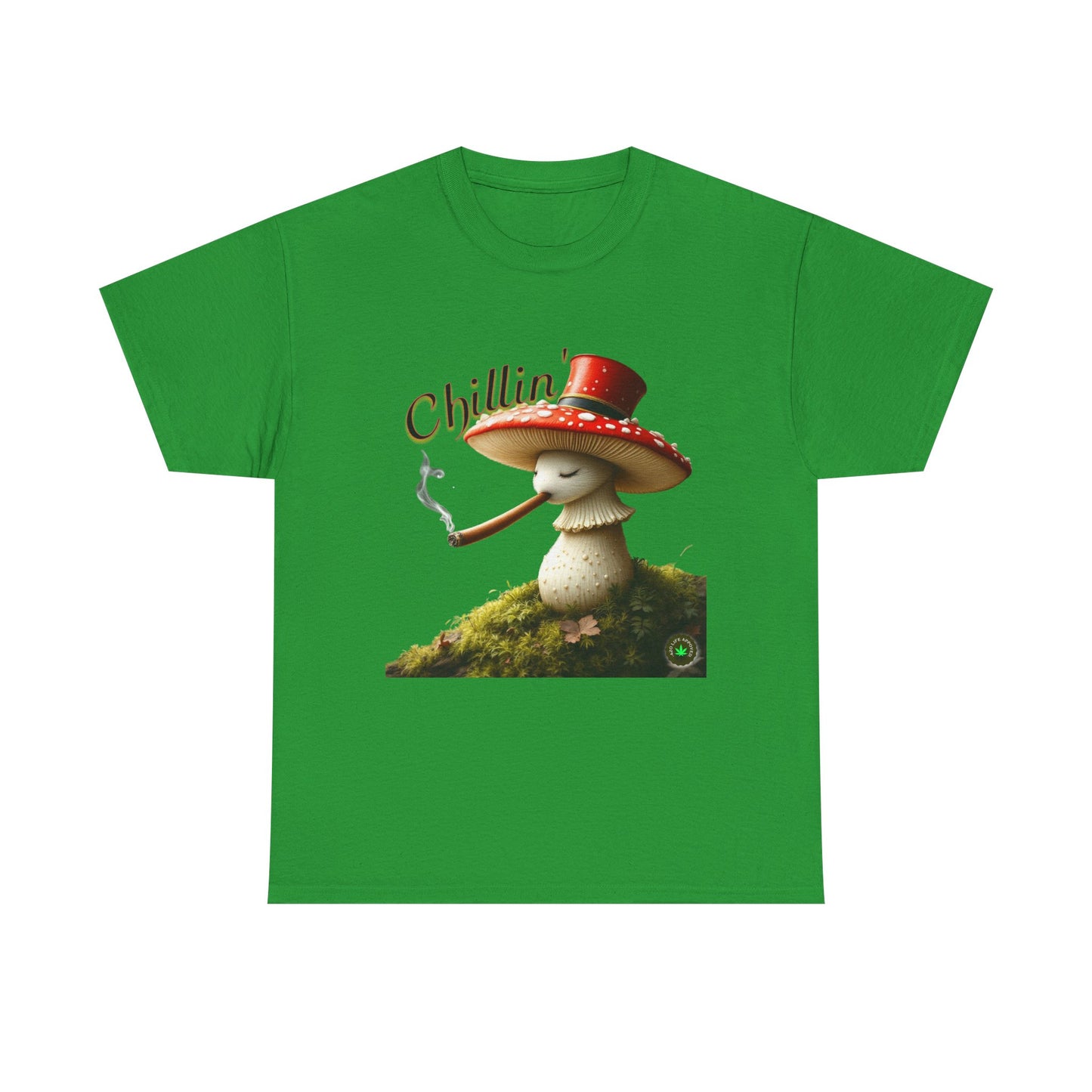 Chillin' Unisex Heavy Cotton Tee, Cute Graphic Tee, Casual Wear, Gift for Friends, Summer Style, Fun T-Shirt