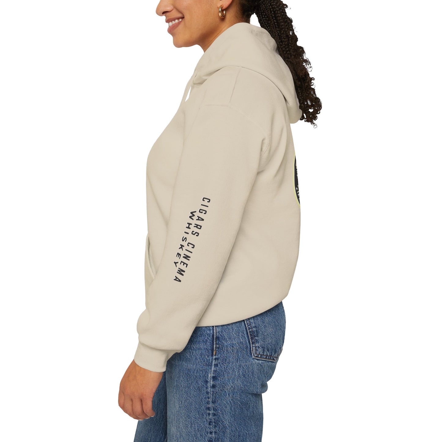 Cigars & Whiskey Bonfire Hoodie - Unisex Heavy Blend Sweatshirt