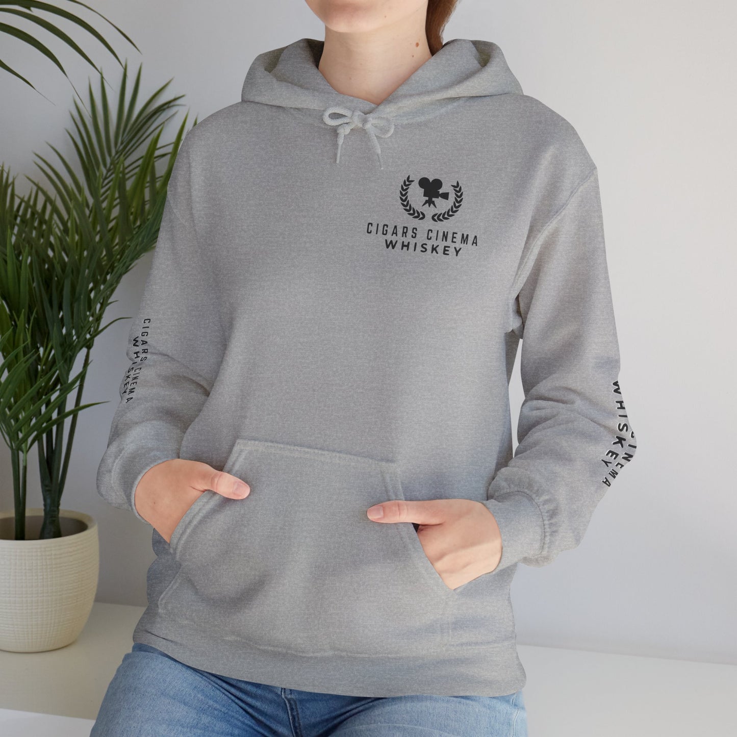 Cigars & Whiskey Bonfire Hoodie - Unisex Heavy Blend Sweatshirt
