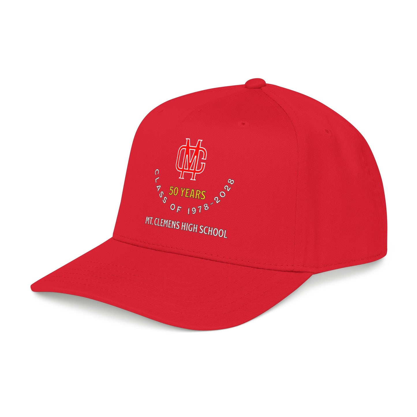 50 Years Anniversary Mid-Profile Baseball Cap — Retro MC Logo Snapback