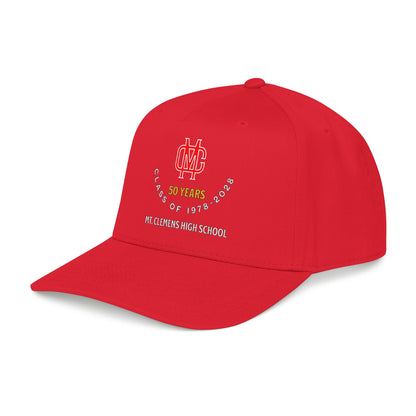 50 Years Anniversary Mid-Profile Baseball Cap — Retro MC Logo Snapback