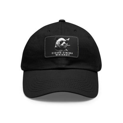 Clyde Leather Patch (Rectangle) Dad Hat