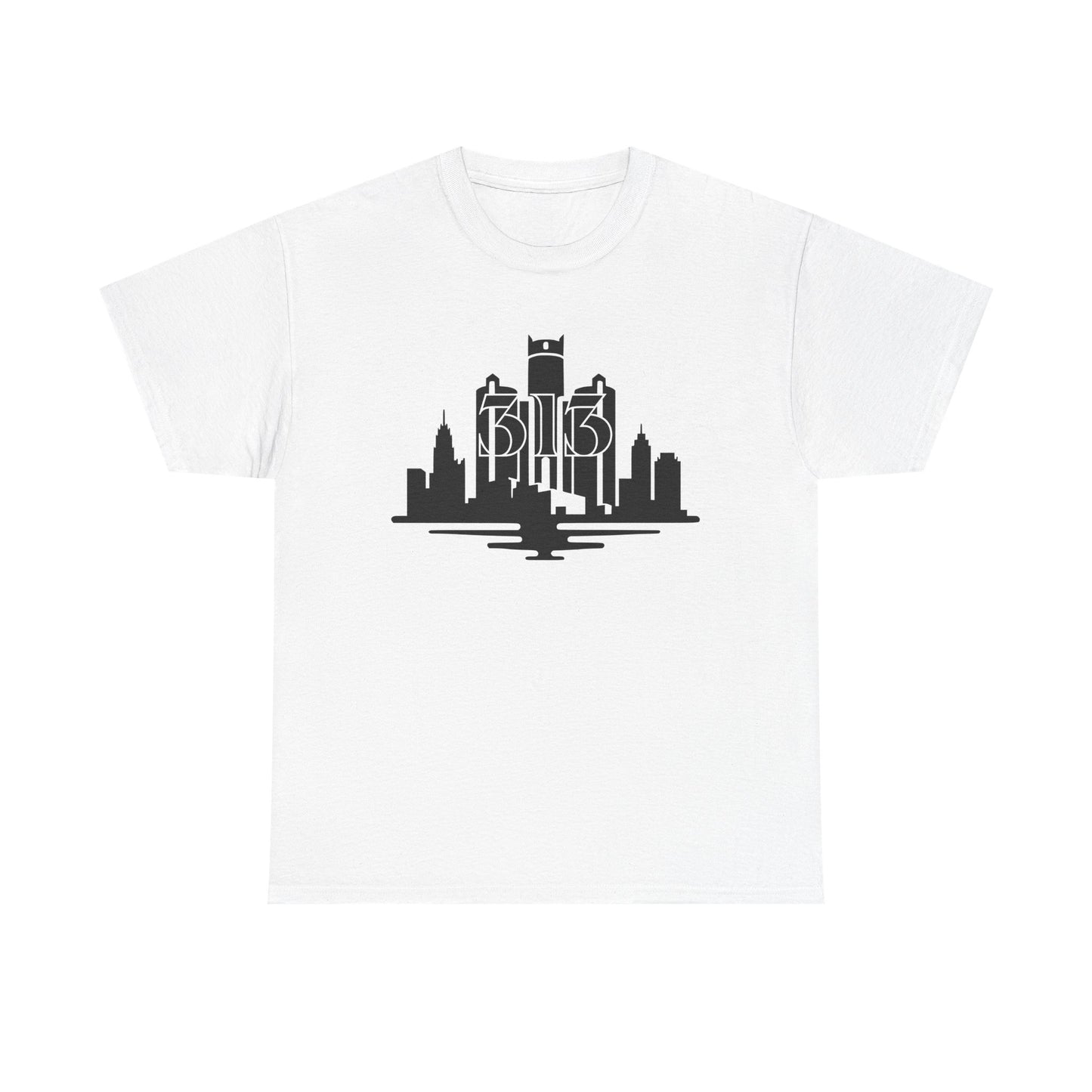 Detroit  Skyline 313 T-Shirt
