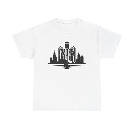 Detroit  Skyline 313 T-Shirt