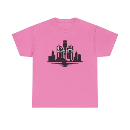 Detroit Skyline 248  Tee