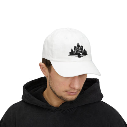 Classic Dad Cap with 313 Area Code and Skyline Design