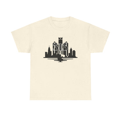 Detroit  Skyline 313 T-Shirt