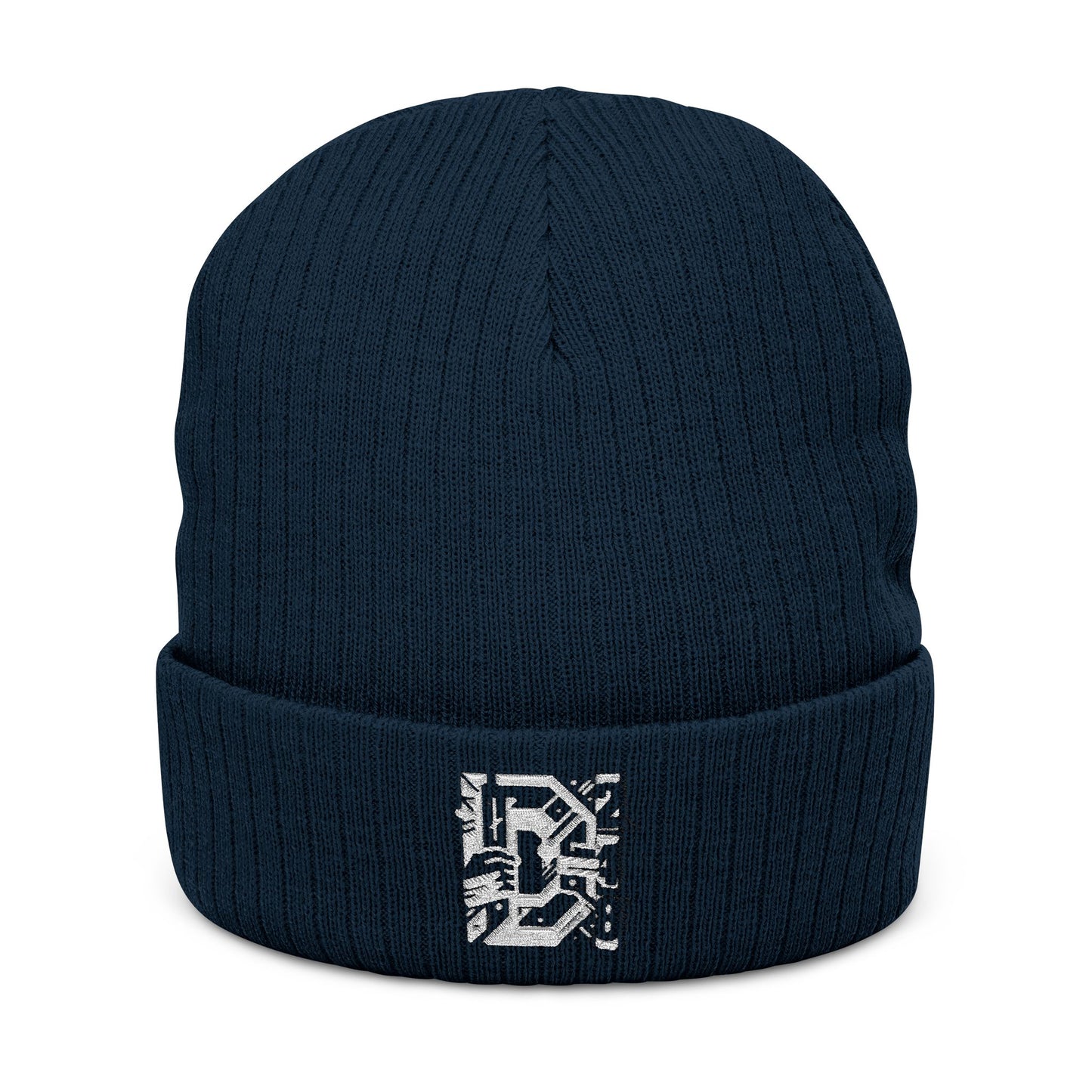 D-Hard 248 Beanie Beanie Embroidered (White)