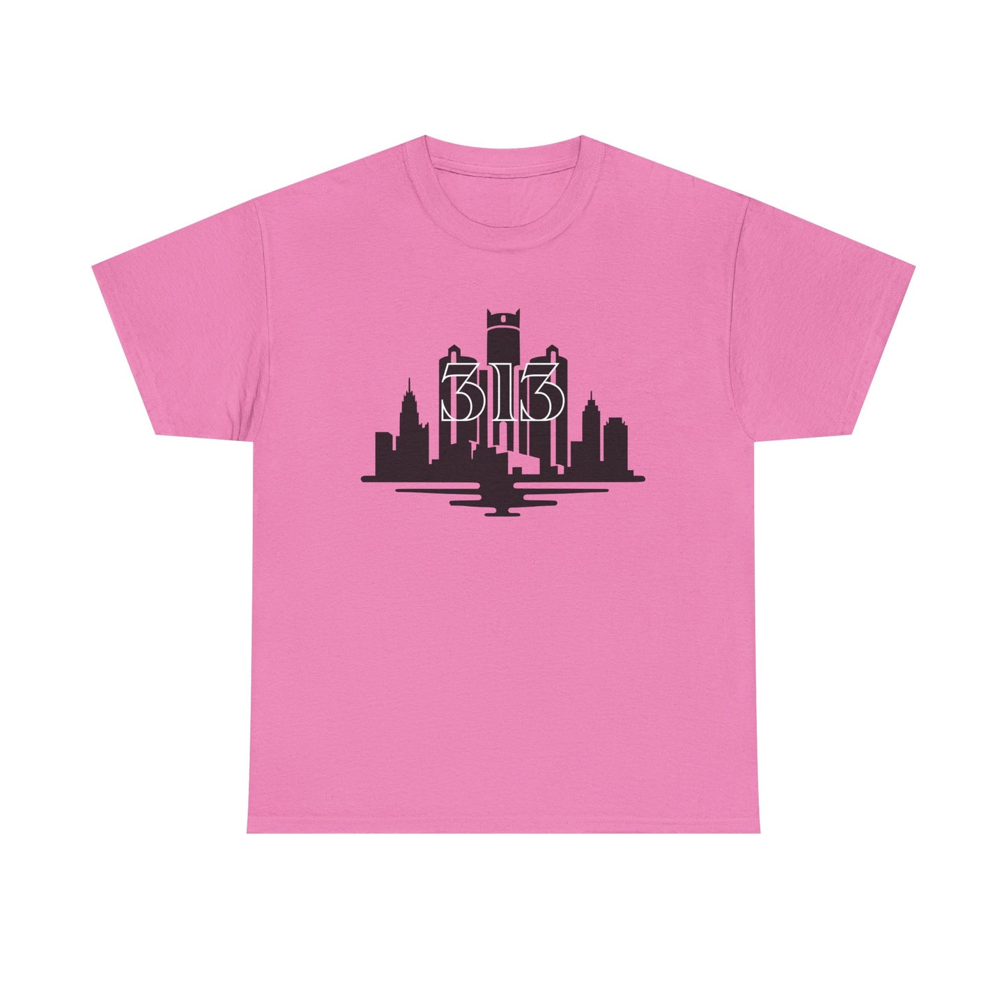 Detroit  Skyline 313 T-Shirt