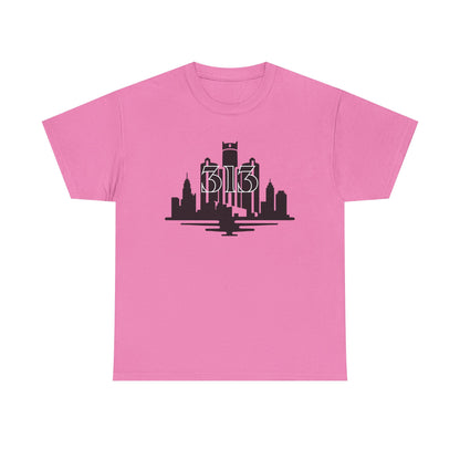 Detroit  Skyline 313 T-Shirt