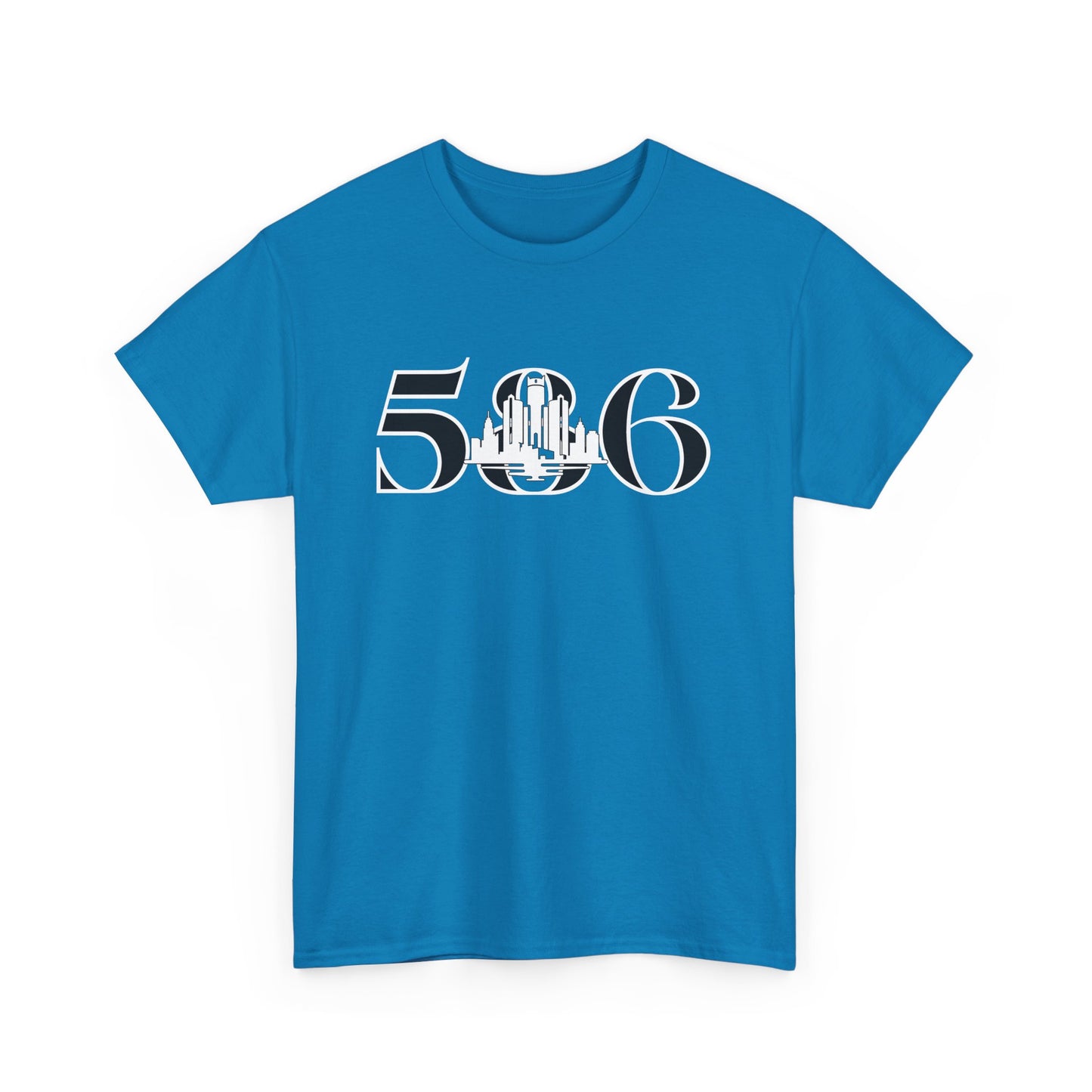 586 Skyline  (White Print)  Unisex Tee