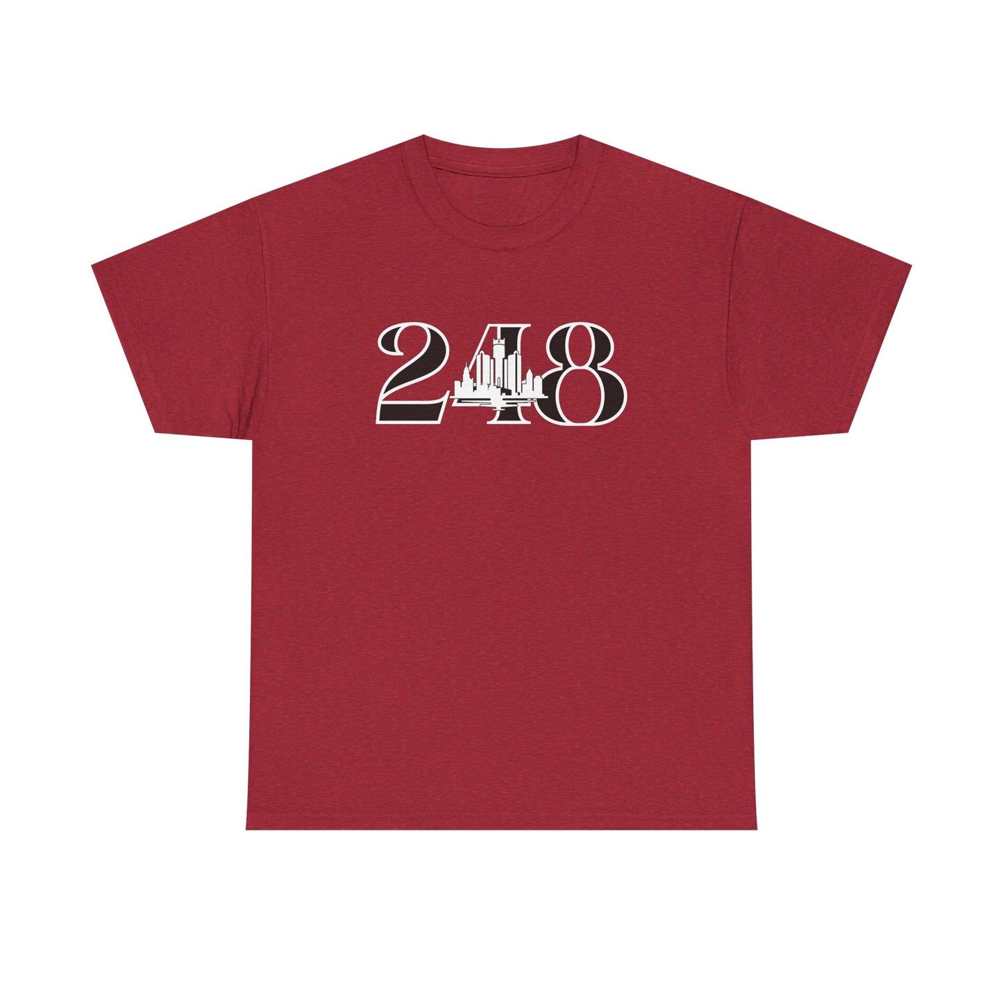 248 Skyline  (White Print)  Unisex Tee