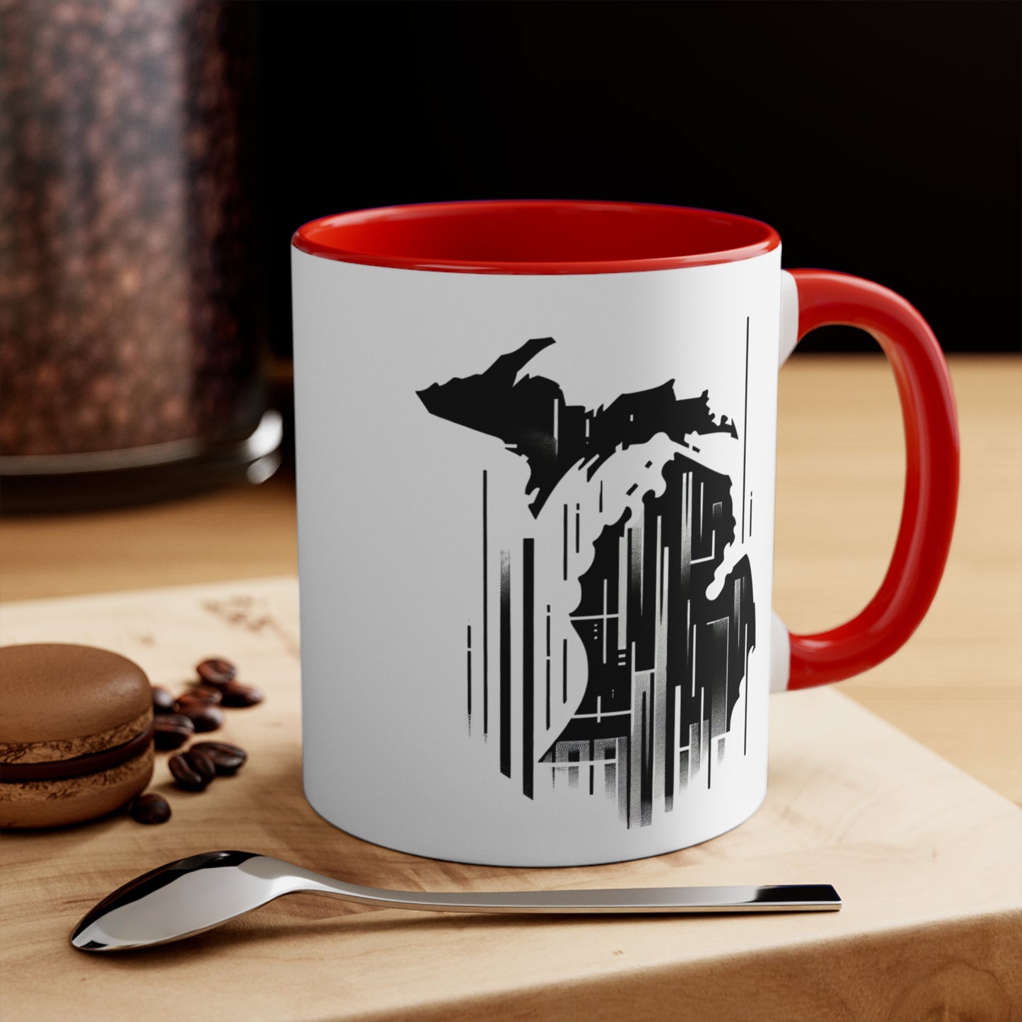 Mi-Mug  Colorful Accent Mug - 11oz Coffee Cup for Nature Lovers