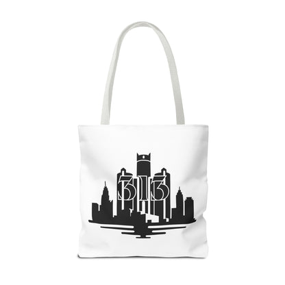 Detroit Skyline 313 - Tote