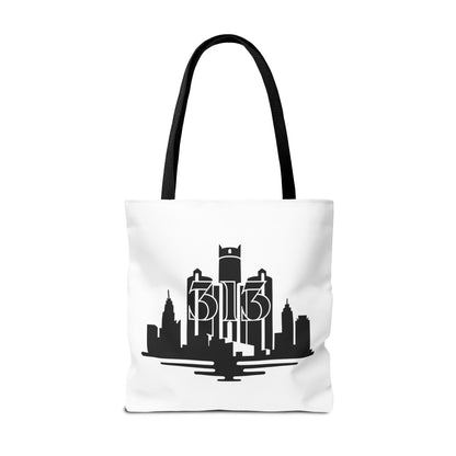 Detroit Skyline 313 - Tote