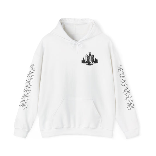 Detroit  Skyline 313  w Mi. Art Hoodie Sweatshirt