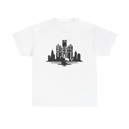 Detroit Skyline 248  Tee