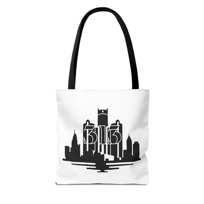 Detroit Skyline 313 - Tote