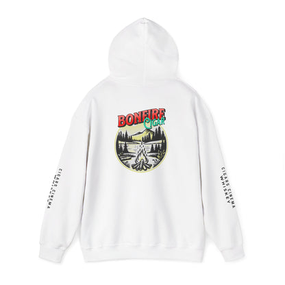 Cigars & Whiskey Bonfire Hoodie - Unisex Heavy Blend Sweatshirt