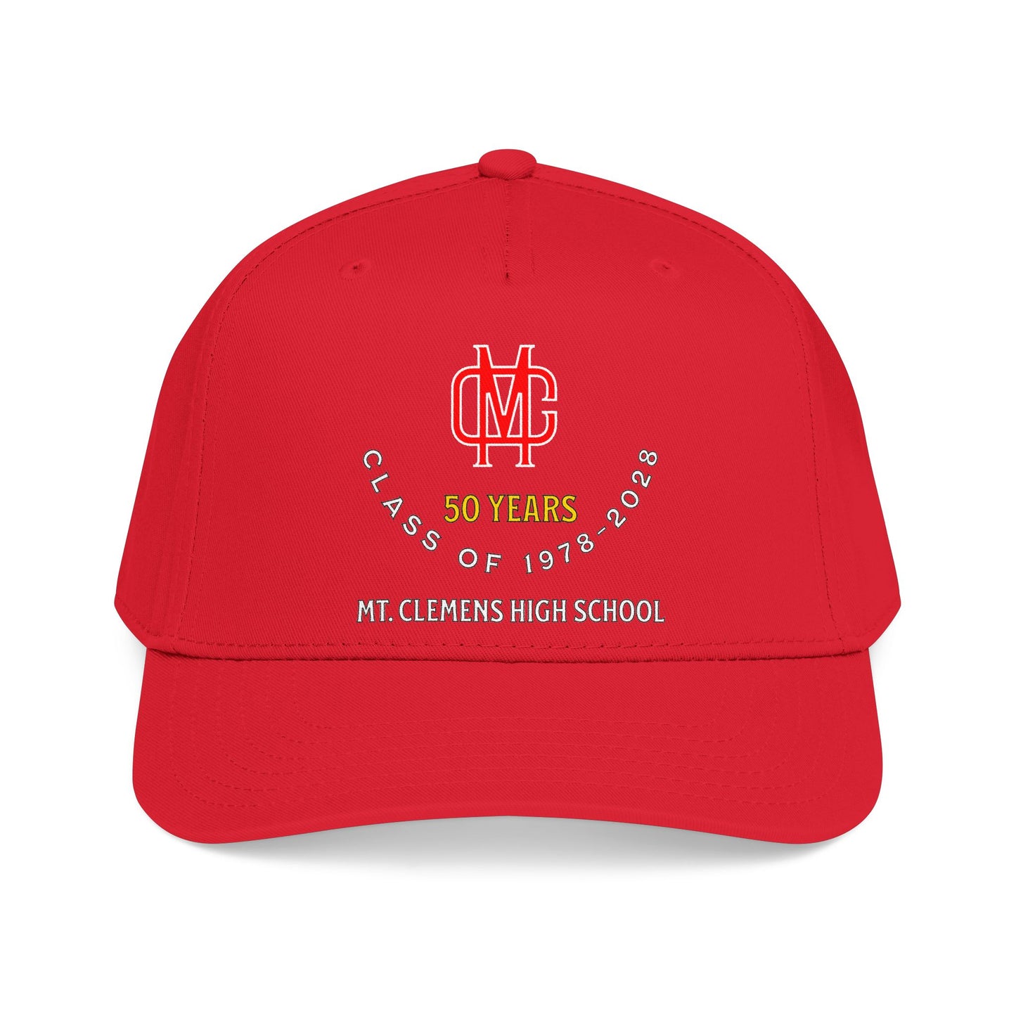 50 Years Anniversary Mid-Profile Baseball Cap — Retro MC Logo Snapback