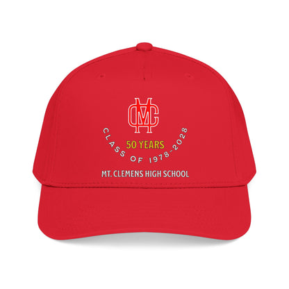 50 Years Anniversary Mid-Profile Baseball Cap — Retro MC Logo Snapback